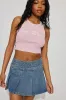 Pleated Denim Skort sold by Garage