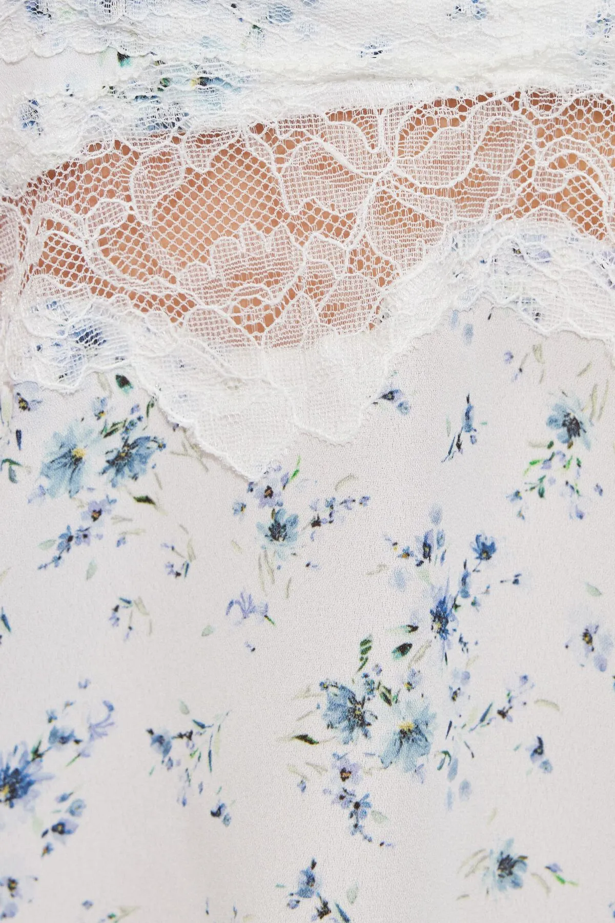 Lace Trim Button Up Cami sold by Garage product image thumbnail 3