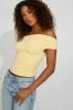 Fluid Off Shoulder Top sold by Garage