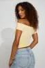 Fluid Off Shoulder Top sold by Garage