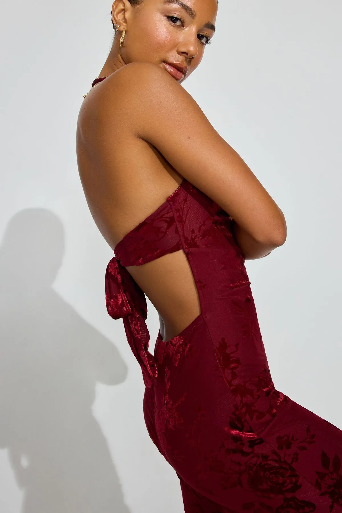 Burnout Sweetheart Maxi Dress sold by Garage product image thumbnail 3