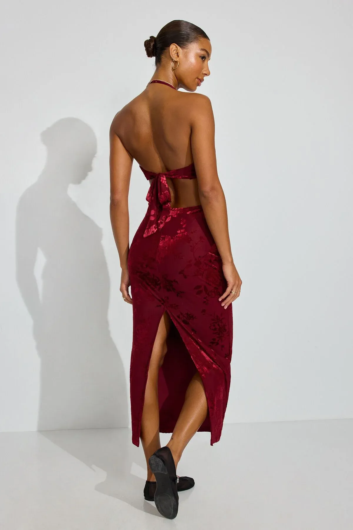 Burnout Sweetheart Maxi Dress sold by Garage product image thumbnail 4