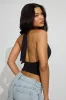 Deep Cowl Neck Halter Top sold by Garage