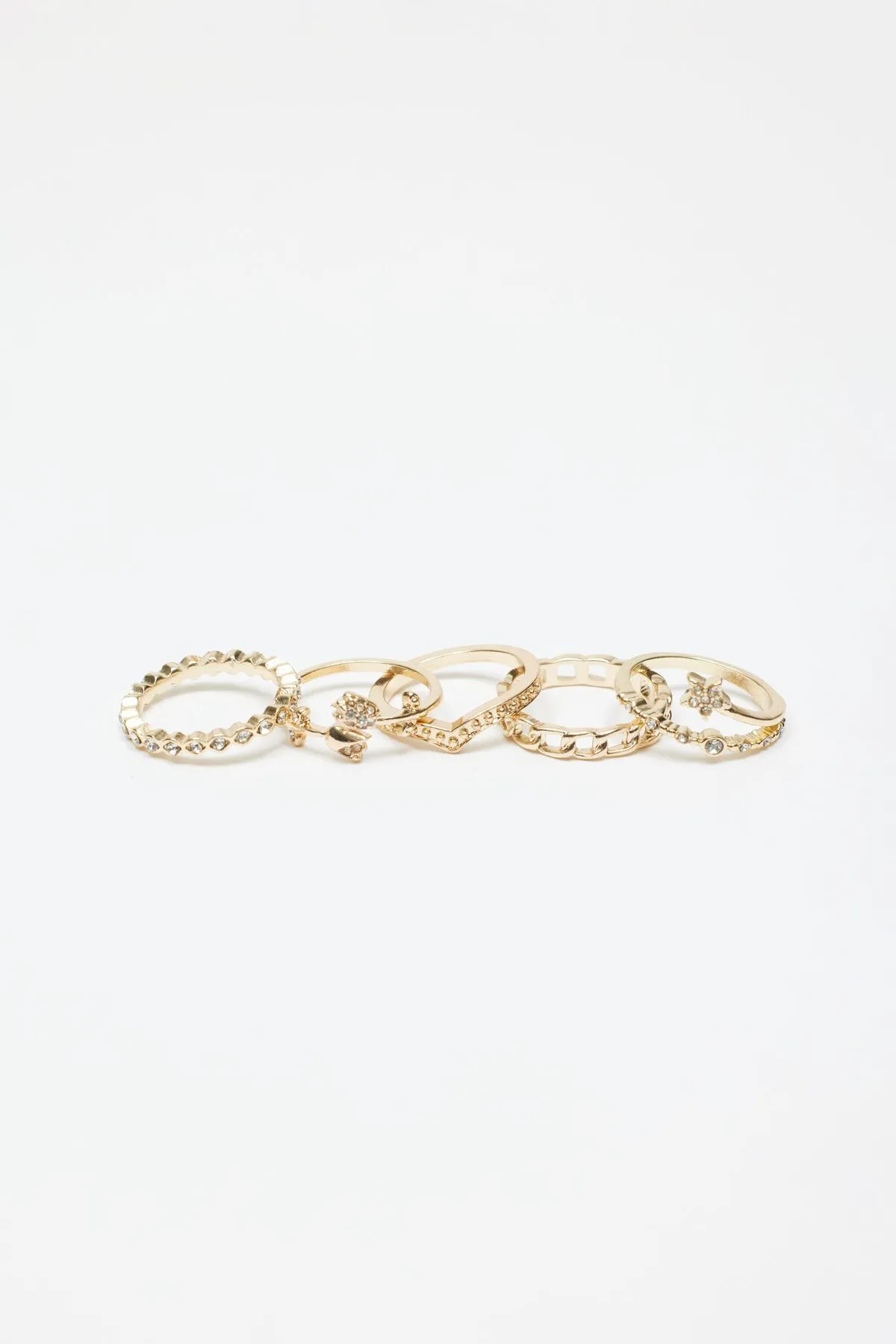 Set of 10 Gem, Rose & Star Rings sold by Garage product image thumbnail 3