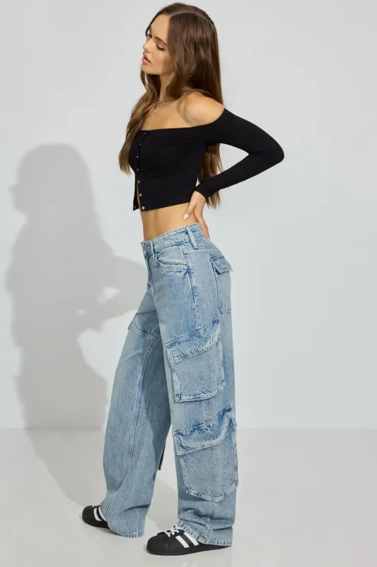 Baggy Cargo Jeans sold by Garage