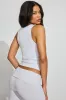Scoop Neck Ribbed Tank Top sold by Garage