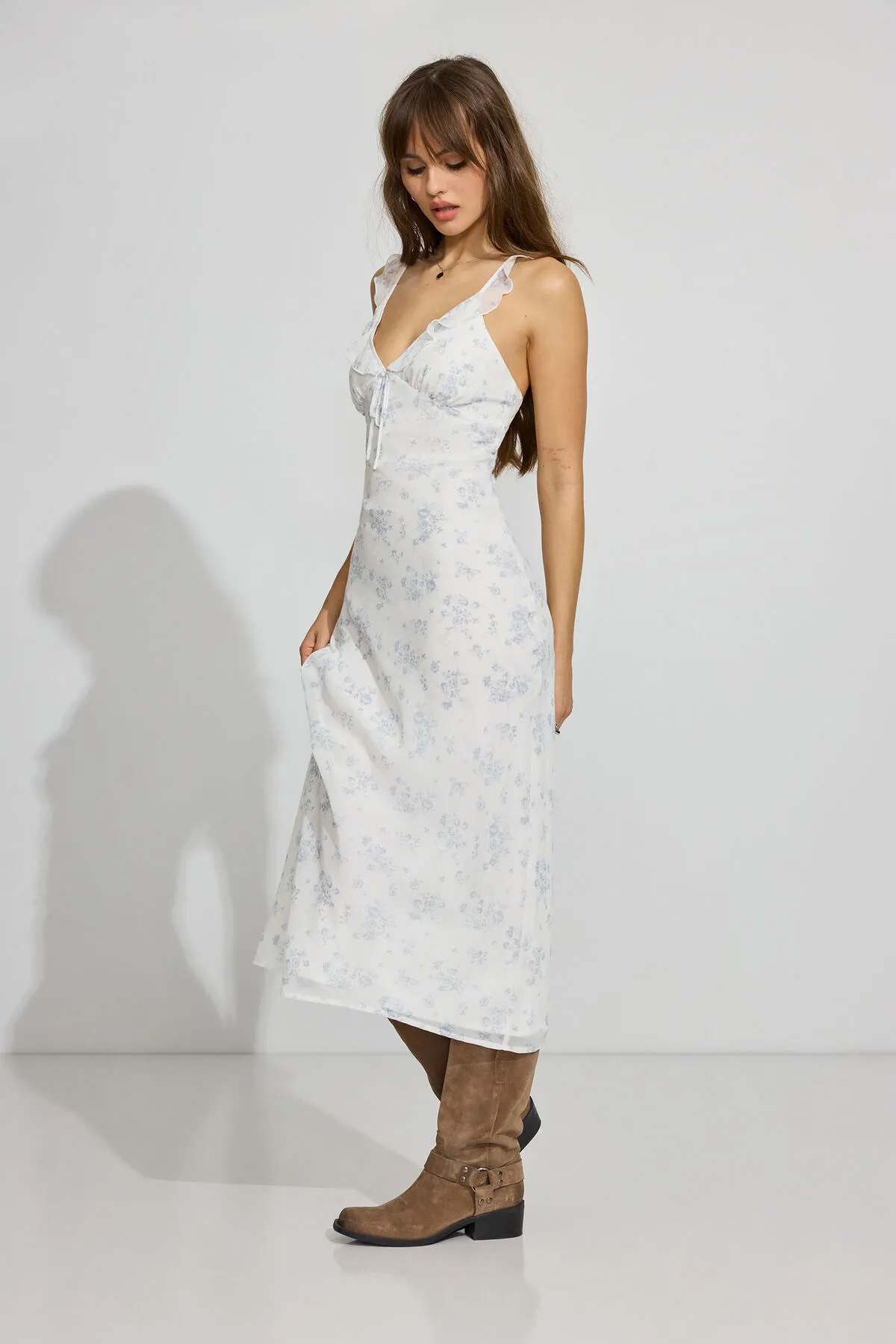 Ruffle Maxi Dress sold by Garage product image thumbnail 2