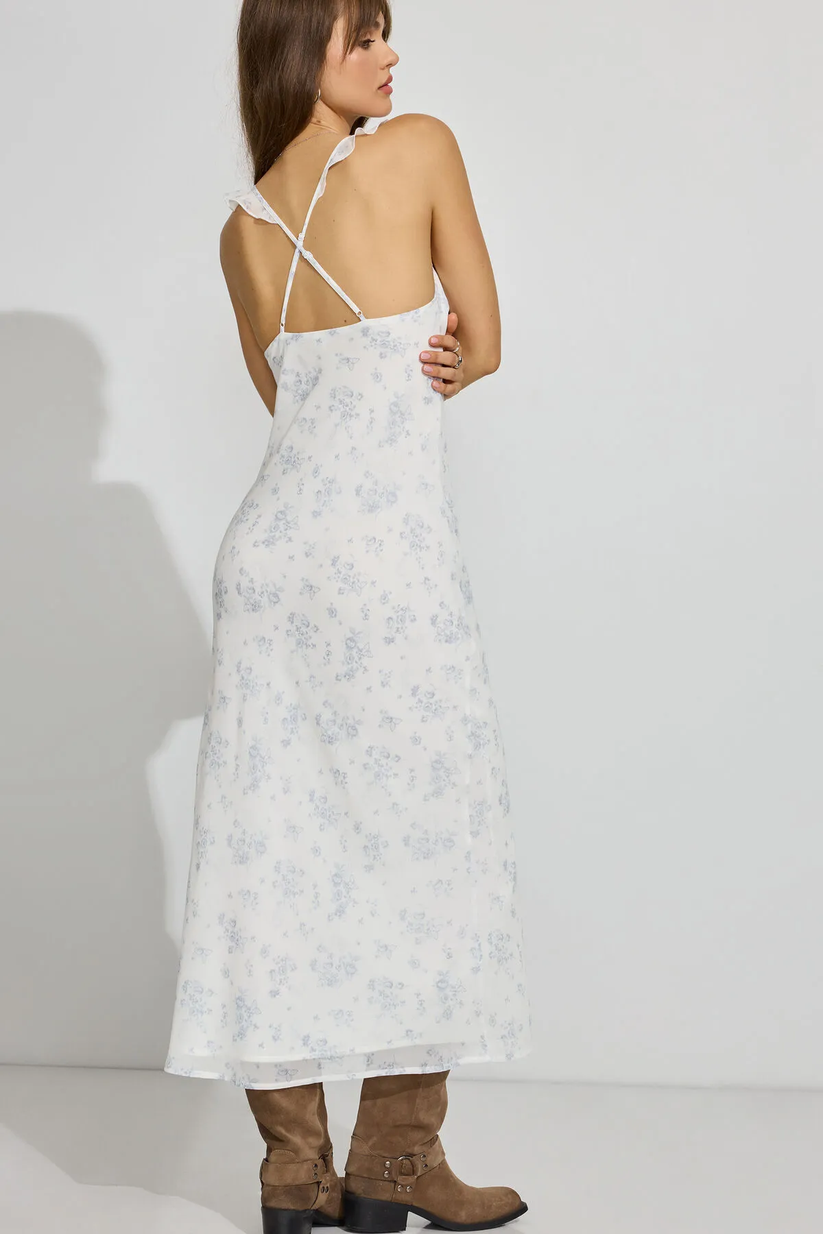 Ruffle Maxi Dress sold by Garage product image thumbnail 3