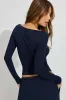 Estelle Long Sleeve Boatneck Top sold by Garage