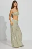 Striped Pull-On Pants sold by Garage