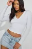 Clean V-Neck Long Sleeve Top sold by Garage