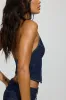 Buckled Denim Halter Top sold by Garage