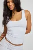 Scoop Neck Ribbed Tank Top sold by Garage