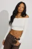 Micro Off Shoulder Top sold by Garage