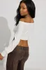Micro Off Shoulder Top sold by Garage