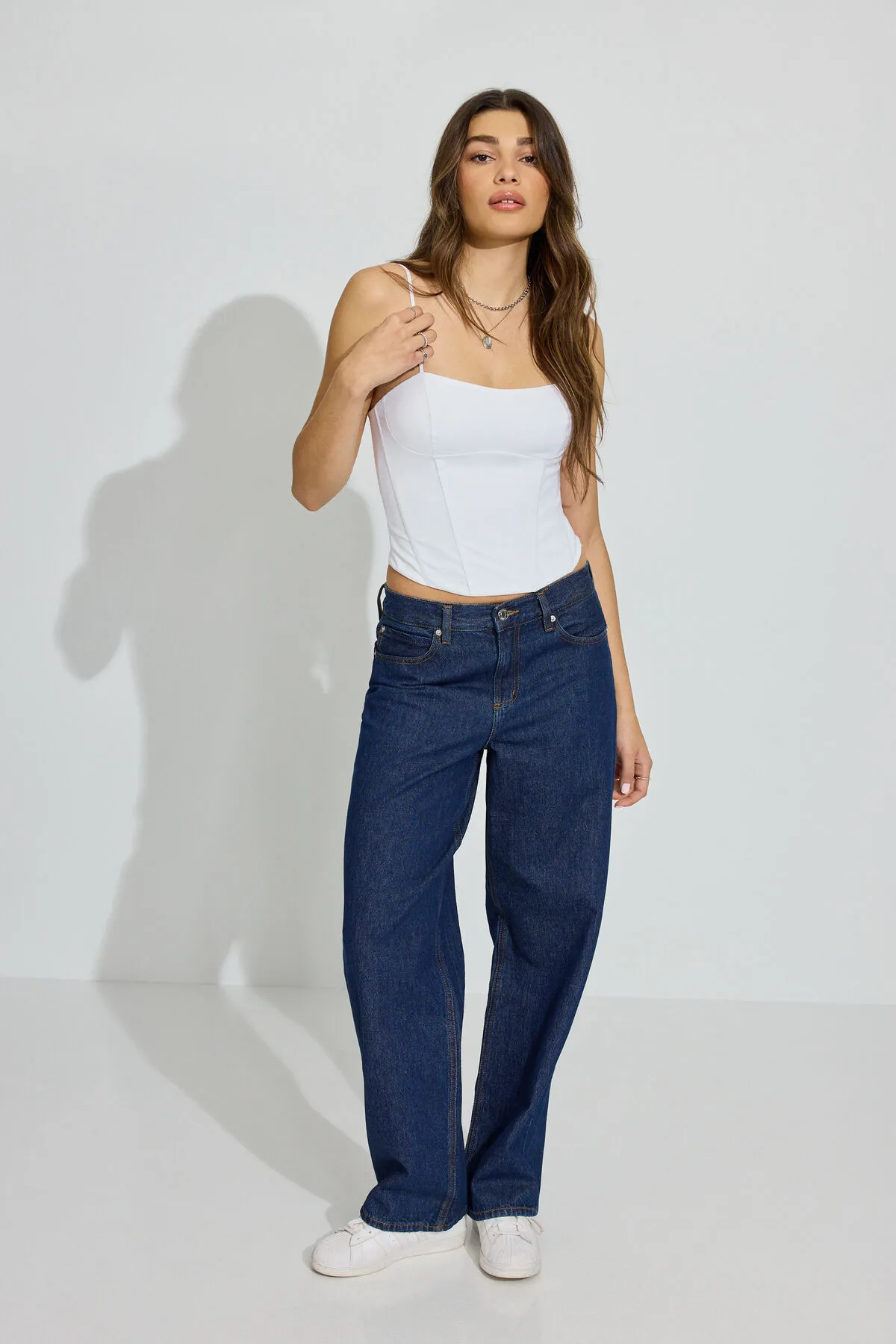 Lace Up Back Bustier Cami Top sold by Garage product image thumbnail 2