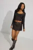 Rosette Mesh Cami Top sold by Garage