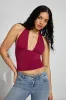 Pixie Plunge Halter Top sold by Garage