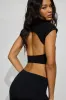 Open Back Cap Sleeve T Shirt sold by Garage