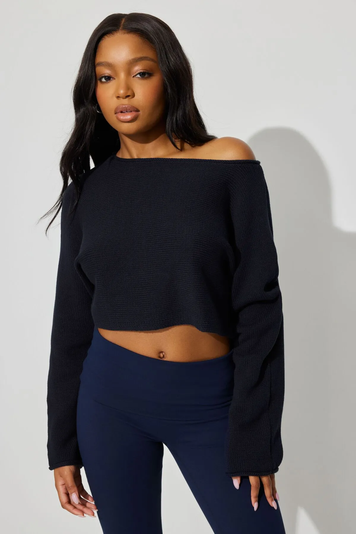 Supersoft Loose Crop Sweater sold by Garage product image thumbnail 2