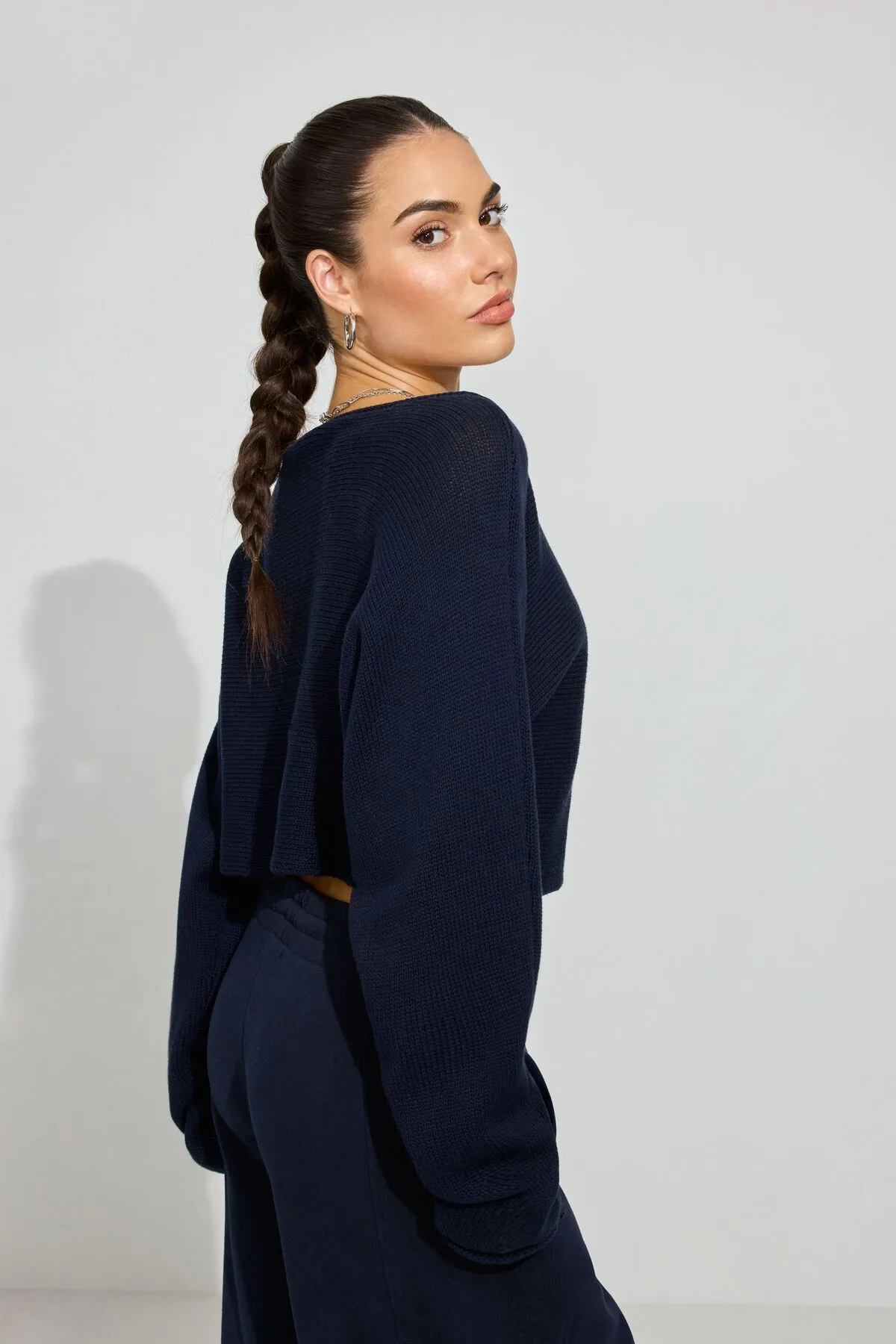 Supersoft Loose Crop Sweater sold by Garage product image thumbnail 3