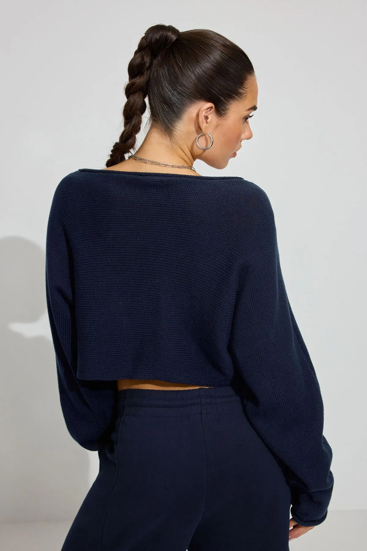 Supersoft Loose Crop Sweater sold by Garage product image thumbnail 4