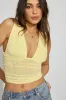 Plunge Ruched Mesh Top sold by Garage