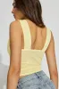 Plunge Ruched Mesh Top sold by Garage