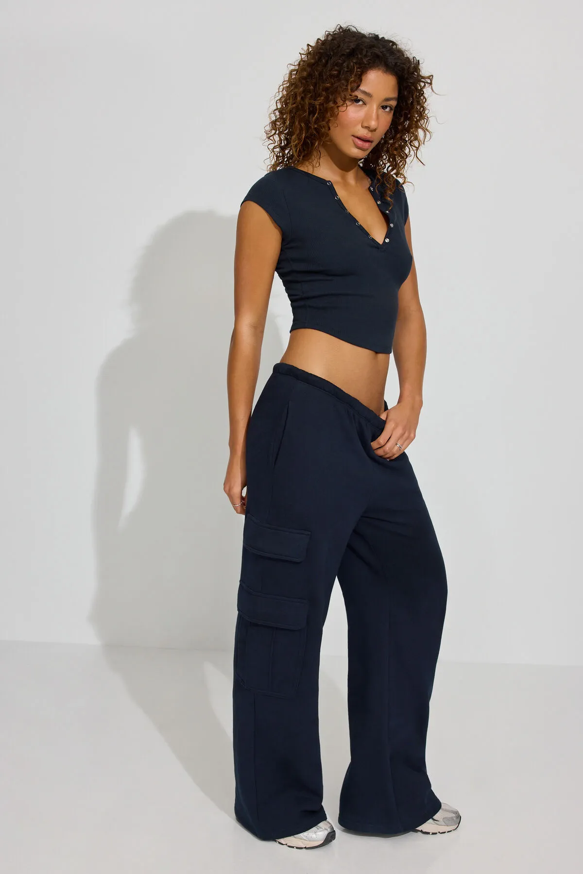 Henley Short Sleeve Top sold by Garage product image thumbnail 2