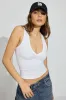 Sleek Deep V Neck Tank Top sold by Garage