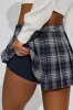 Nicole Pleated Micro Skort sold by Garage