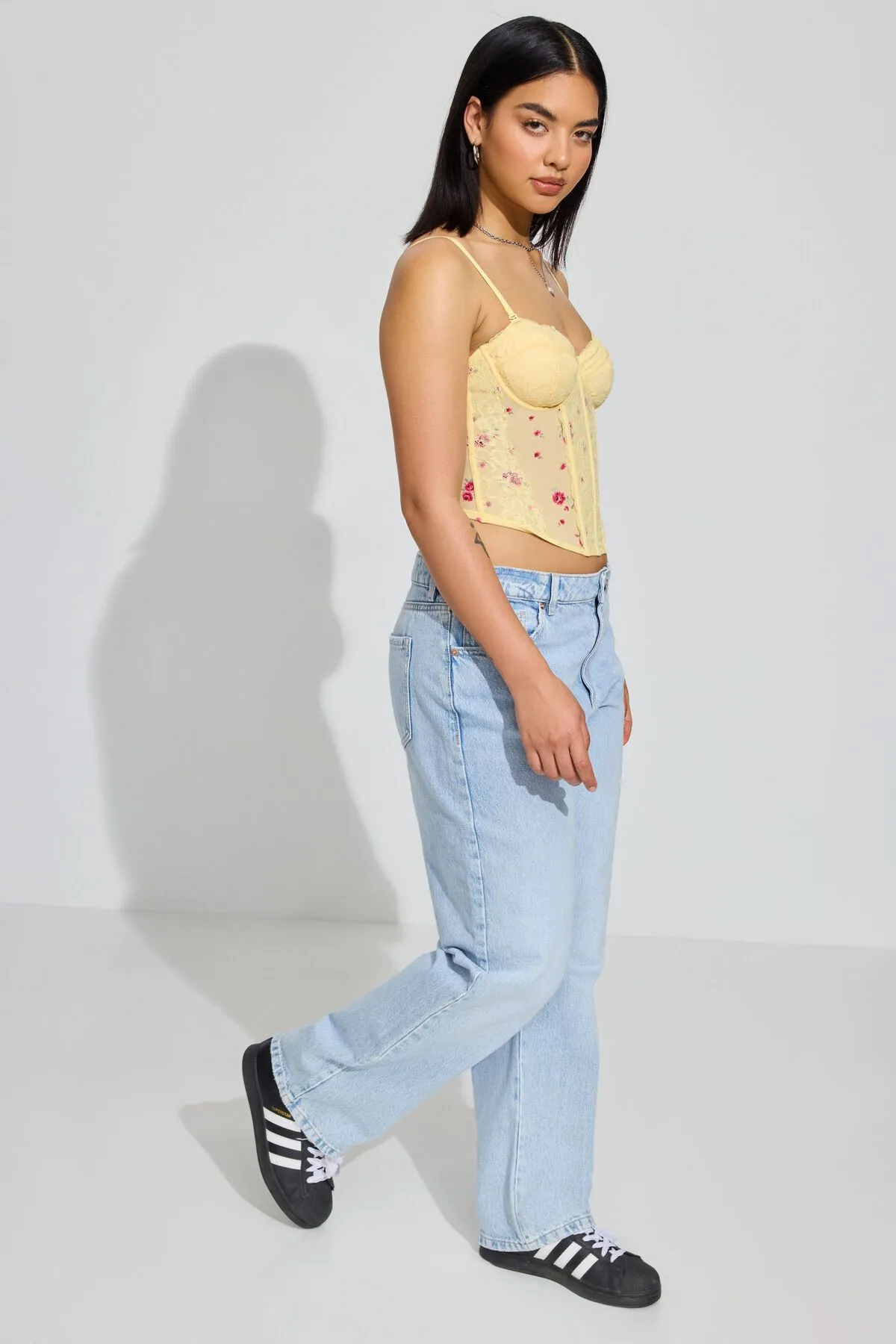 Chrishell Lace Mesh Bustier sold by Garage product image thumbnail 2