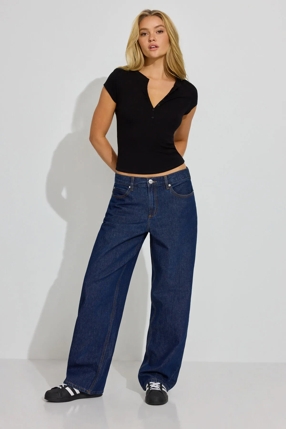 Low Rise Baggy Jeans sold by Garage