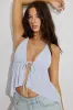 Plunge Flyaway Halter Top sold by Garage