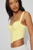 Lia Lace Trim Bustier Top sold by Garage