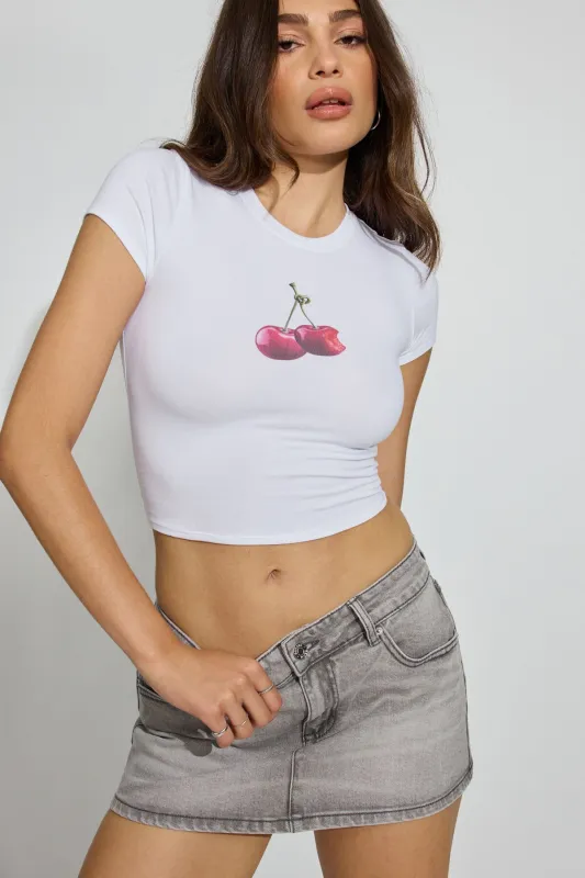 Cropped Crewneck T-Shirt sold by Garage