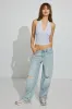 Lace Trim Plunge Halter Top sold by Garage