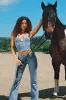 Denim Halter Top sold by Garage