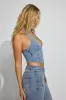Denim Halter Top sold by Garage