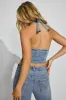 Denim Halter Top sold by Garage
