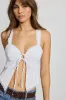 Lace Trim Flyaway Cami Top sold by Garage