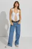 Lace Trim Flyaway Cami Top sold by Garage