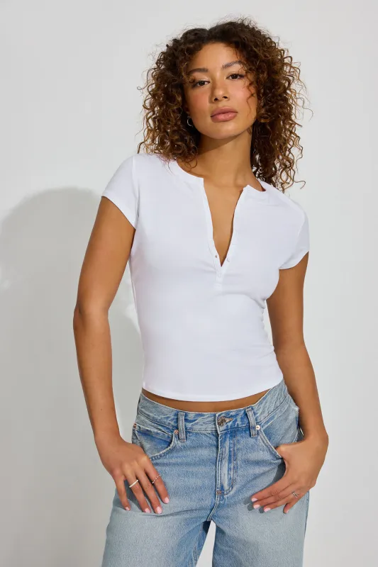 Estelle Henley T Shirt sold by Garage