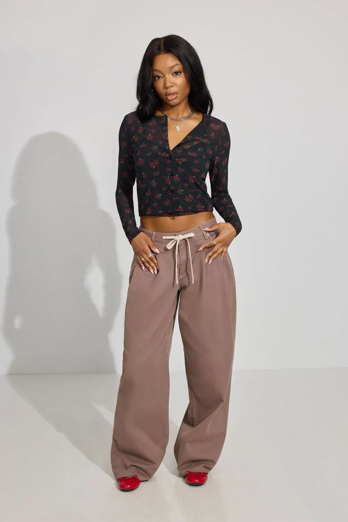 Sheer Mesh Cardigan sold by Garage product image thumbnail 2