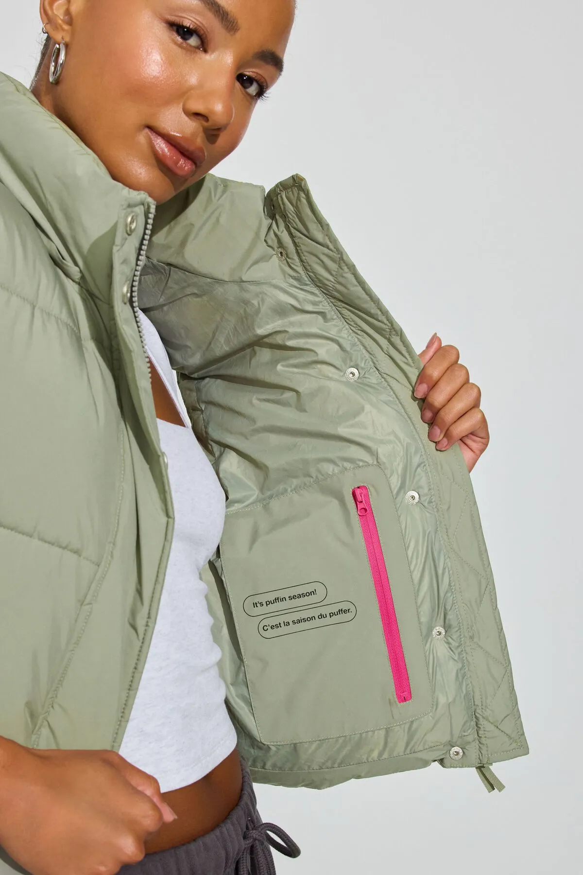 Perfect Puffer Vest sold by Garage product image thumbnail 5