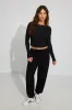 Long Sleeve Boatneck Top sold by Garage