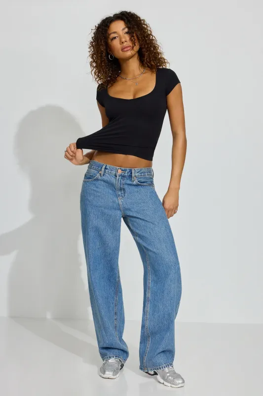 Low Rise Baggy Jeans sold by Garage