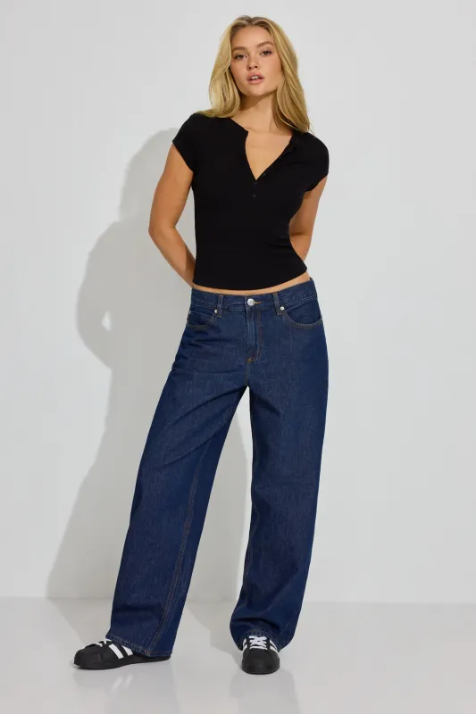 Low Rise Baggy Jeans sold by Garage