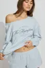 SoftTerry Off Shoulder Sweatshirt sold by Garage