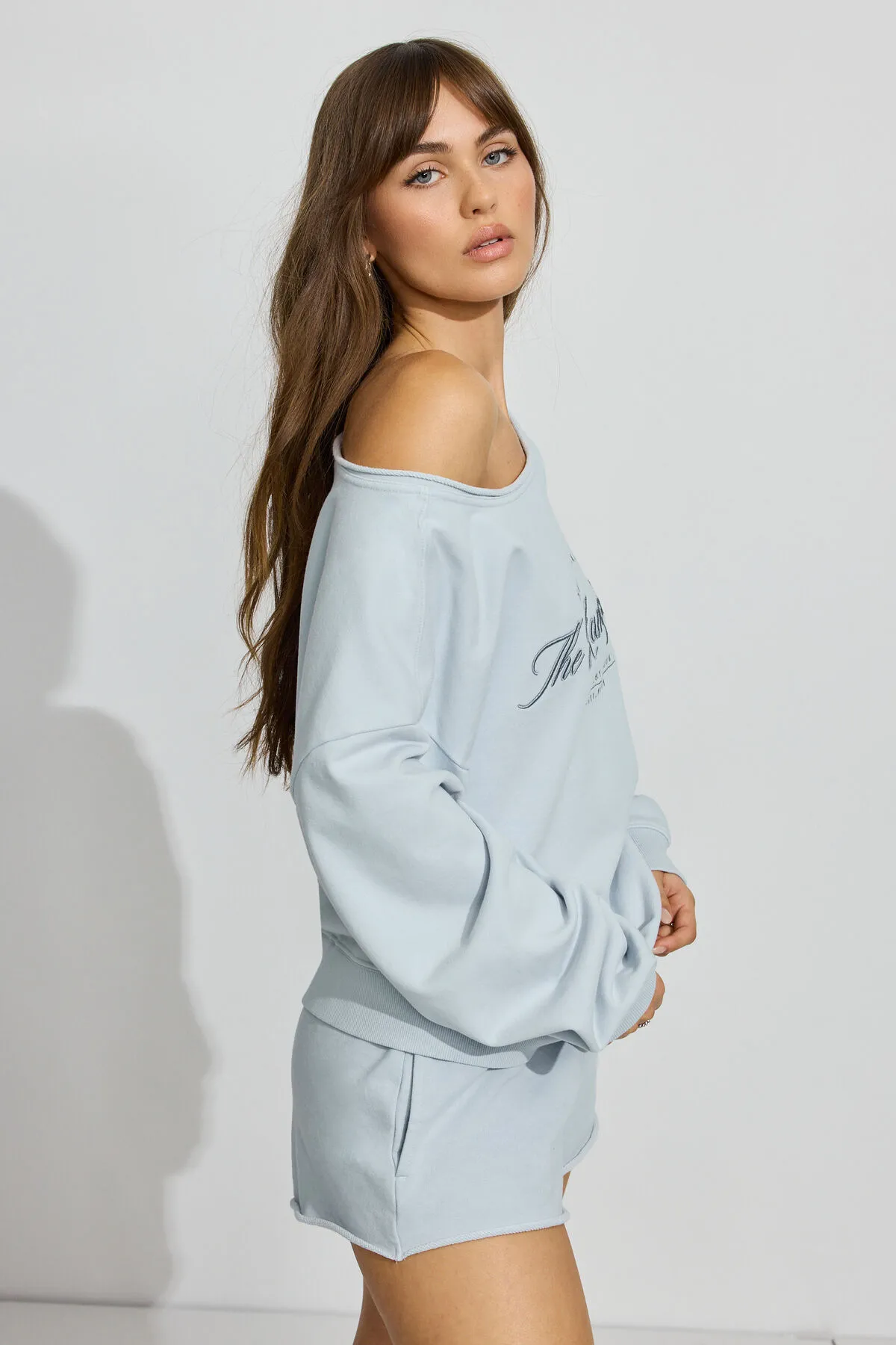 SoftTerry Off Shoulder Sweatshirt sold by Garage product image thumbnail 2